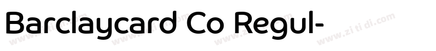 Barclaycard Co Regul字体转换 Barclaycard Co Regul字体转换